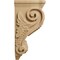 Ekena Millwork 5"W x 7"D x 14"H Large Grape Corbel, Cherry CORW05X07X14GRCH - alternate 4
